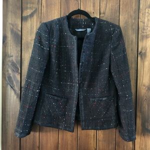 Hilliard & Hanson Speckled Tweed Blazer